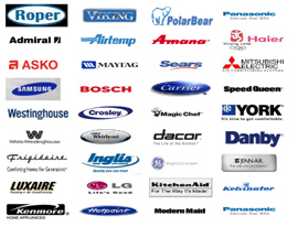 major home appliance brands logos